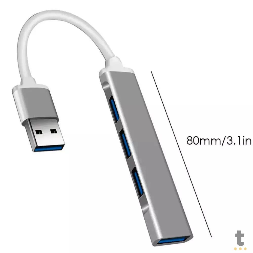 Hub USB 4 Portas Usb 3.0 High Speed Truedata